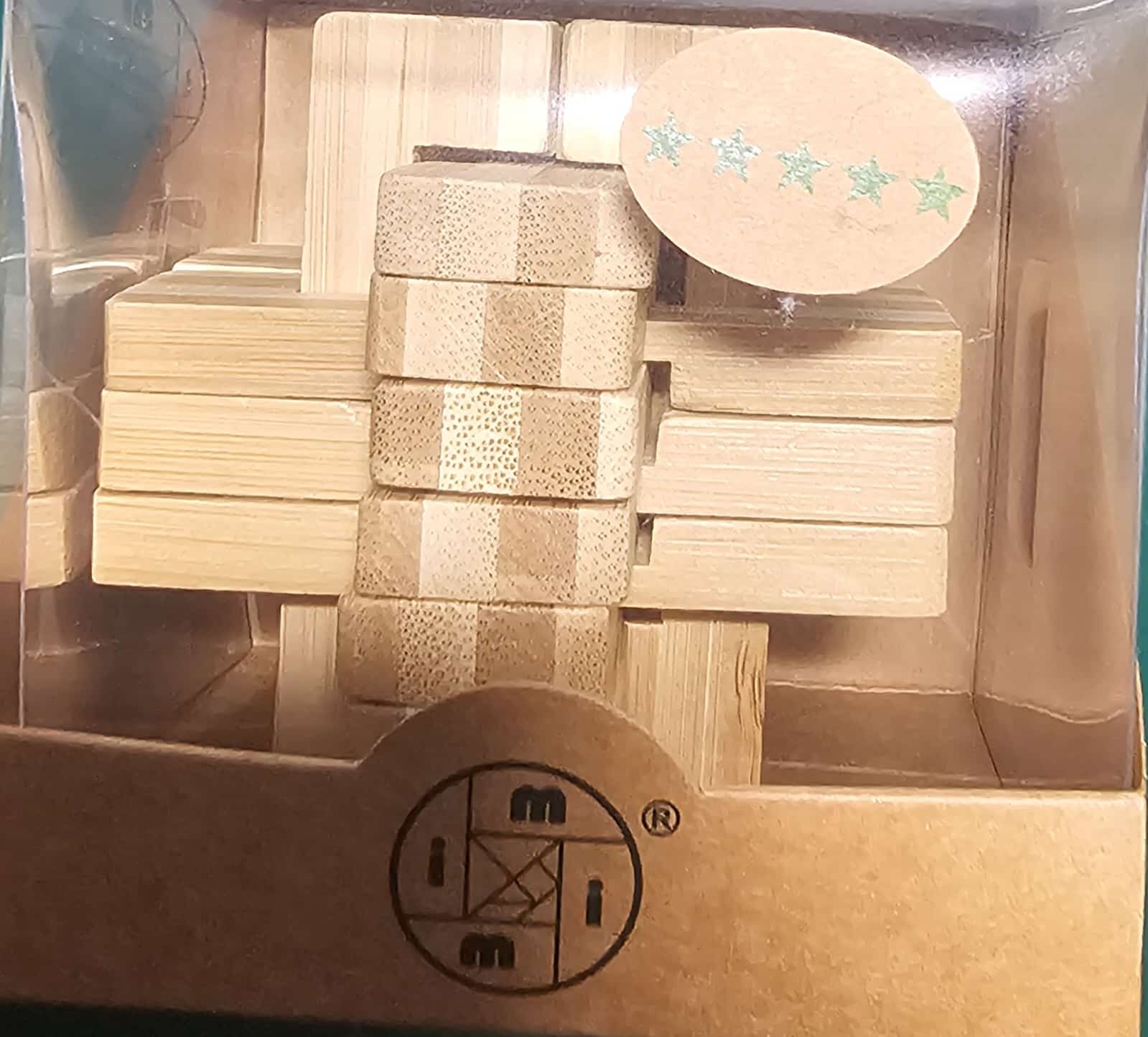 Bamboo puzzle knoop