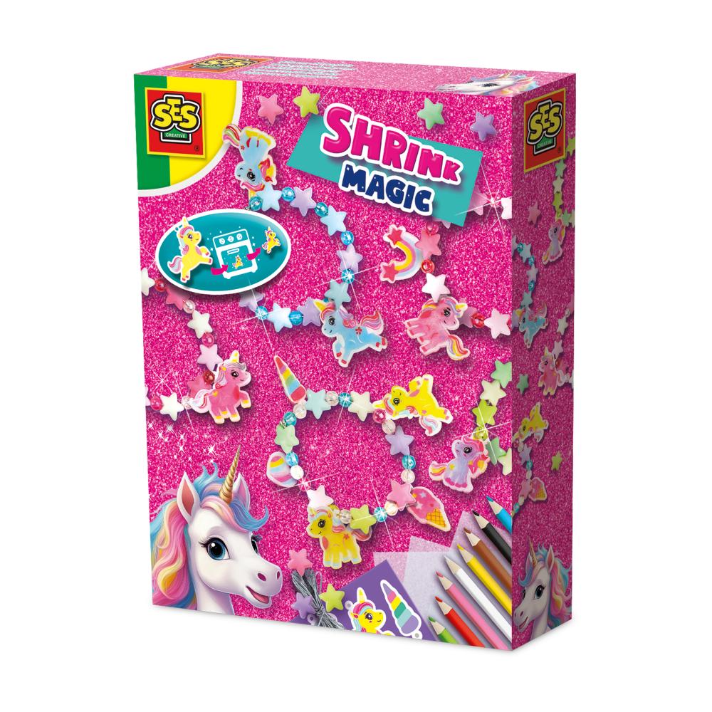 SES Creative - Unicorn - Kralen Armbanden - Knutselen Meisjes - Armbandjes maken - Vanaf 5 jaar