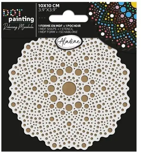 Aladine Duo Dot Painting Set Mandala 10 cm nr. 2