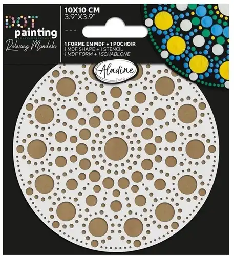 Aladine Duo Dot Painting Set Mandala 10 cm nr. 4