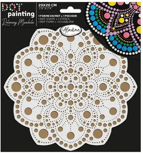 Aladine Duo Dot Painting Set Mandala 20 cm nr. 2