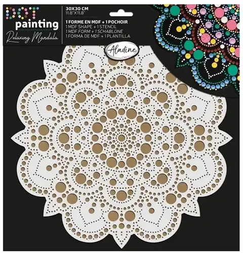Aladine Duo Dot Painting Set Mandala 20 cm nr. 4