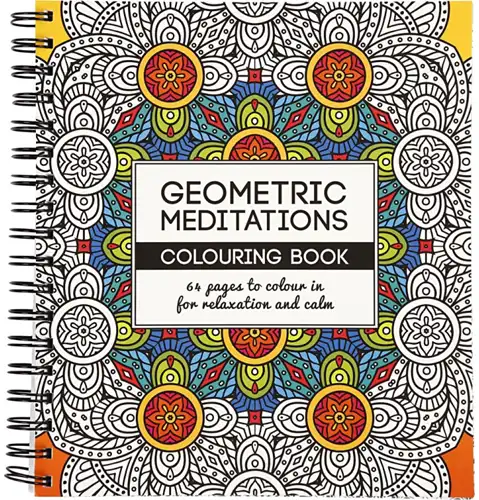 Creativ Company Kleurboek voor Volwassenen Geometric Meditations Spiraalgebonden