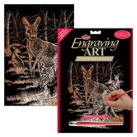 Krasfolie Kangaroo & Baby