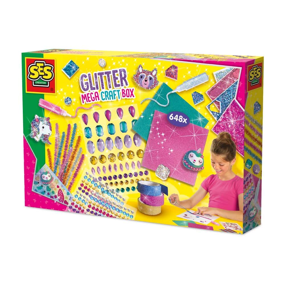 Glitter mega knutselbox