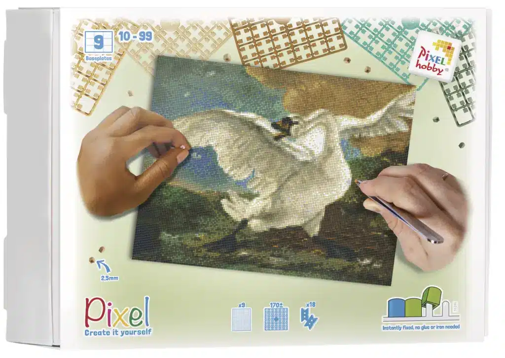 Pixelhobby Classic De bedreigde Zwaan 30x37,5 cm
