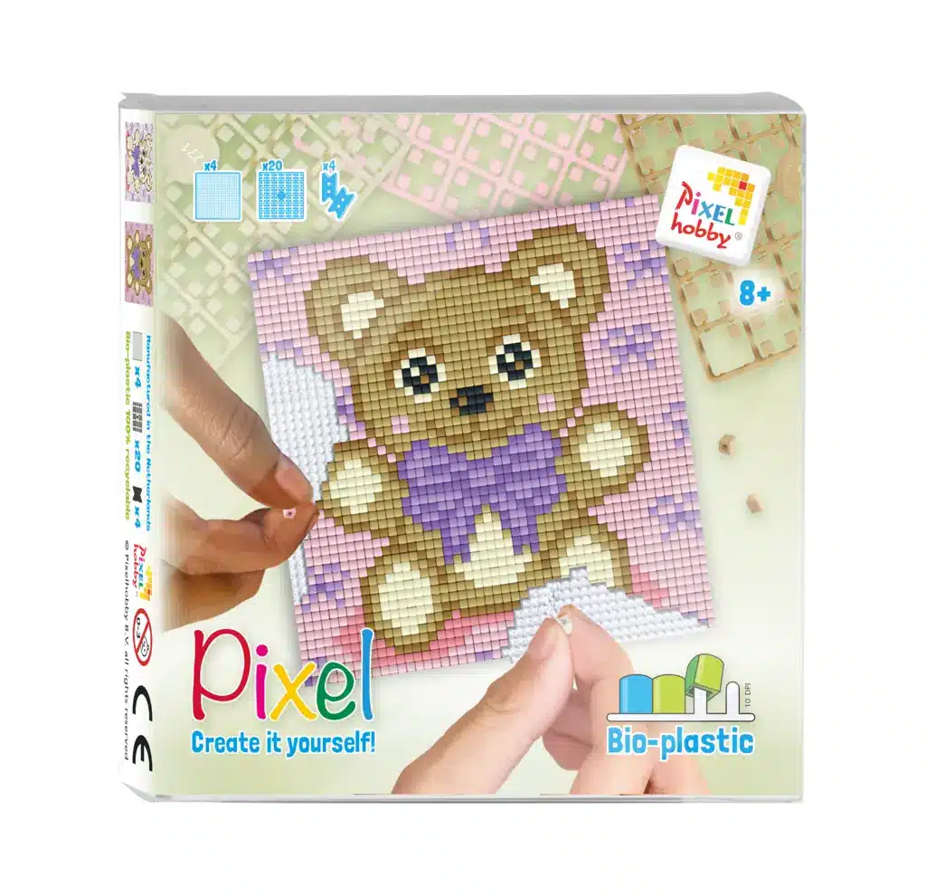 Pixel Set - Teddybeer